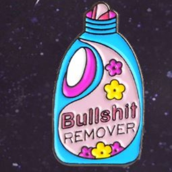 Cute4less2012 Jewelry - 5/$24 Bullshit Remover Pin Brooch